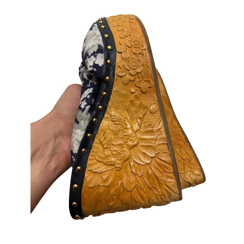 Camilla Japanese Story Wedge Tokyo Tribe Sz. 37 (US 6.5) - Picture 9 of 13
